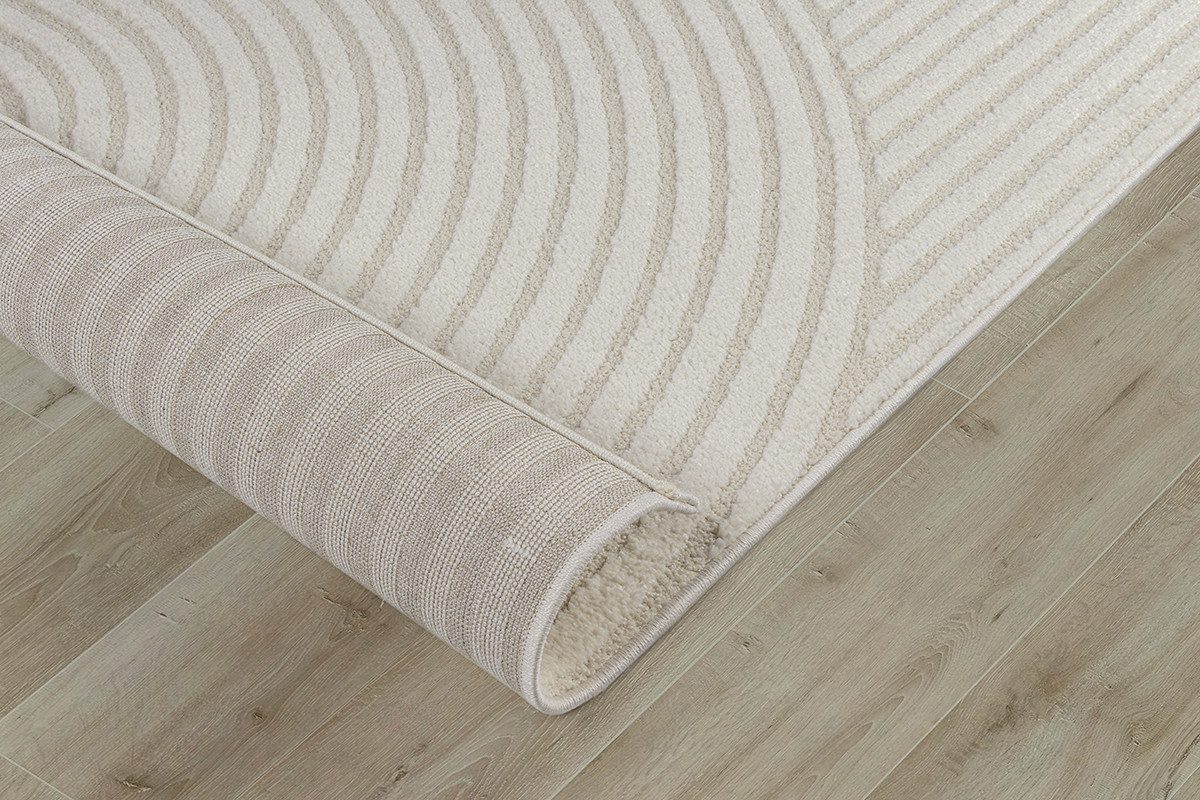 the carpet Teppich Everest Hoch-Tief-Struktur, rechteckig, Höhe: 14 mm, Wohnzimmer Teppich, hohe Flordichte, 3D-Effekt, weiche Oberfläche – Bild 5 von 5