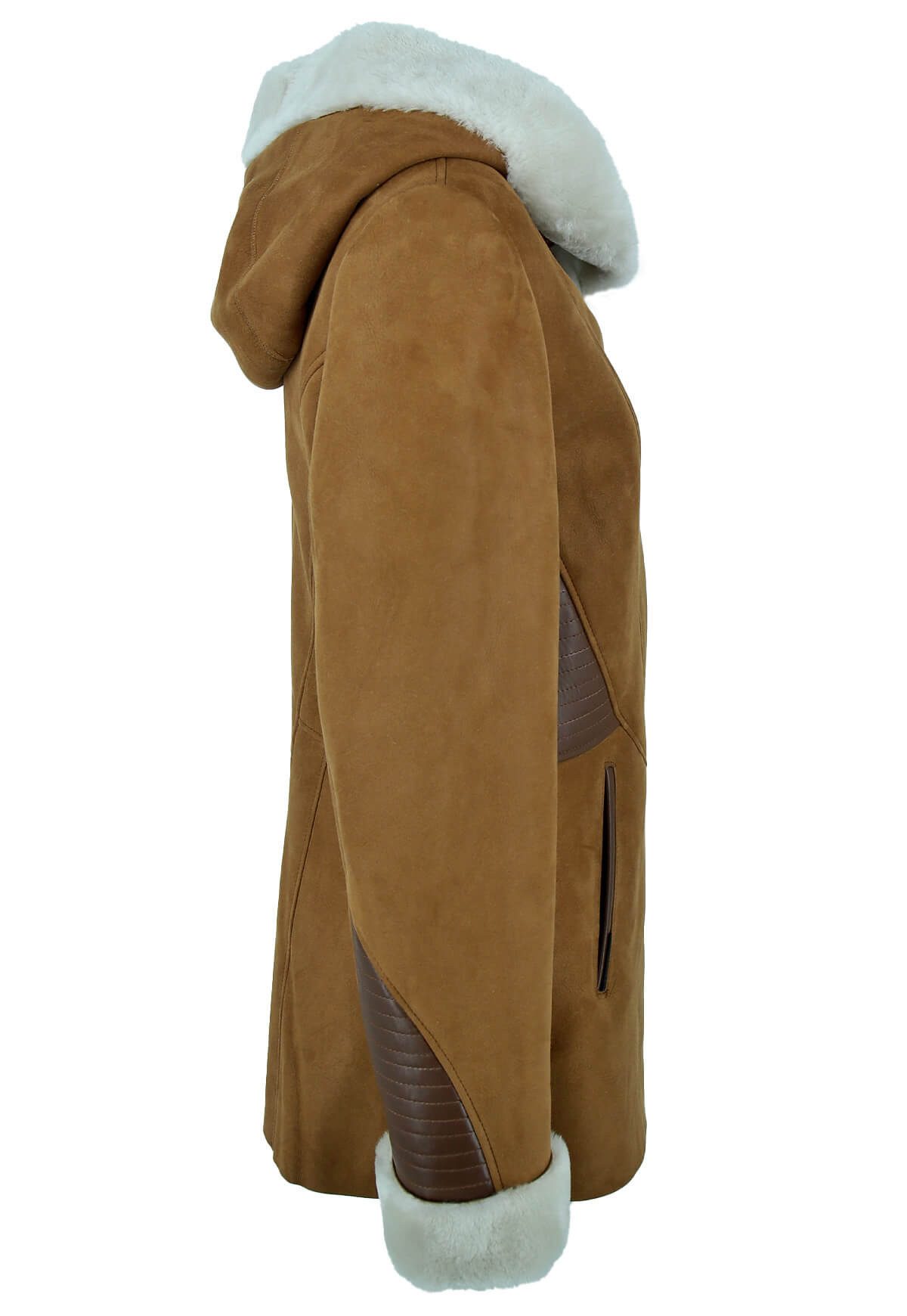 Hollert Winterjacke Lammfelljacke Lena Chestnut