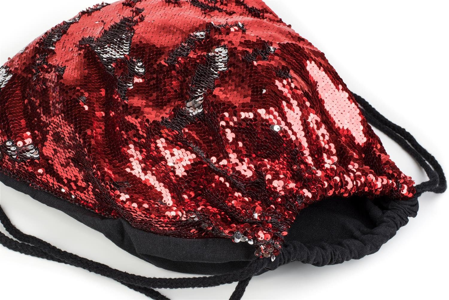 styleBREAKER Turnbeutel Turnbeutel mit Wendepailletten (1-tlg)