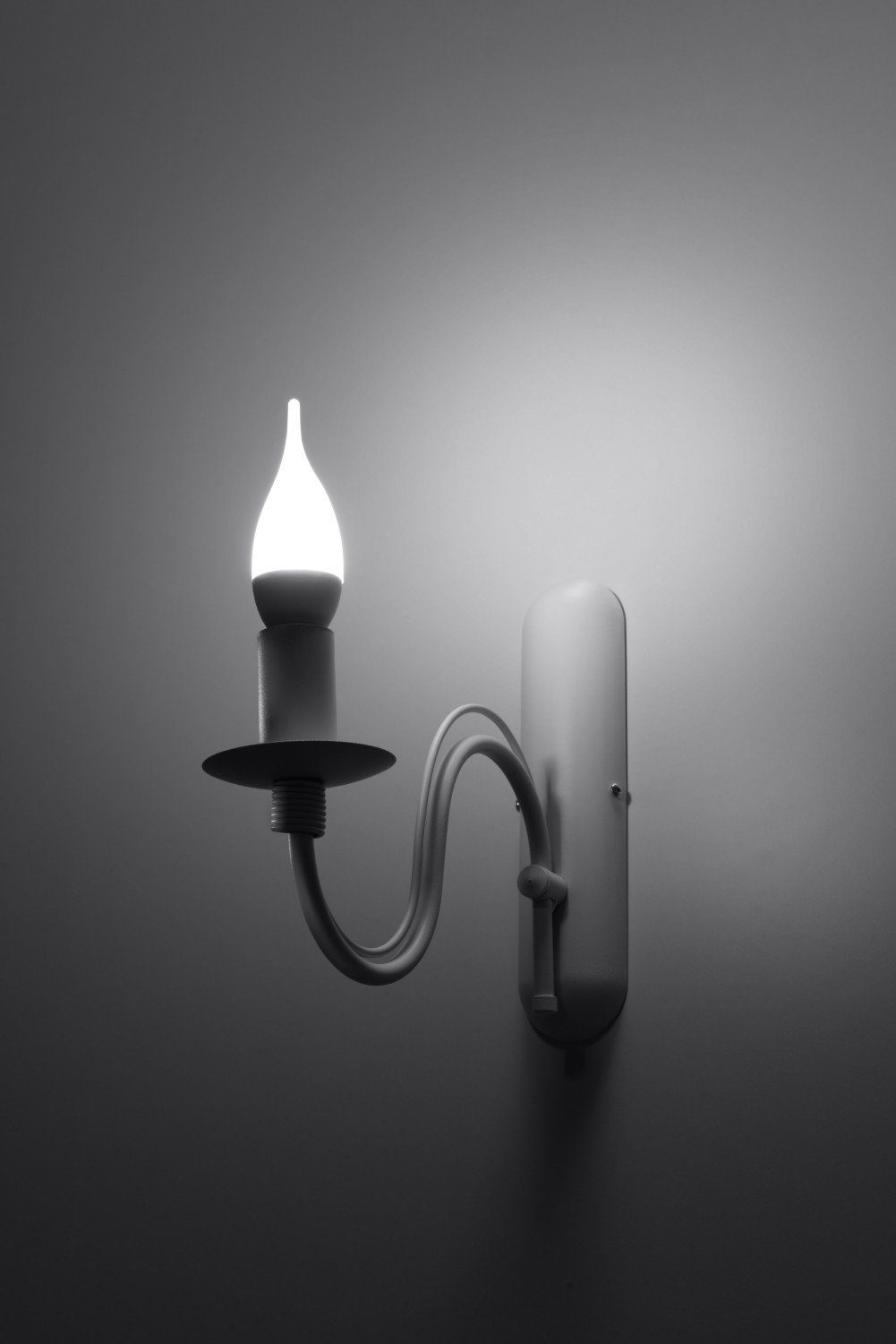 Licht-Erlebnisse Wandleuchte FIORANO, ohne Rustikale Landhausstil Leuchtmittel, Weiß Dekoleuchte Flur Lampe Wandlampe