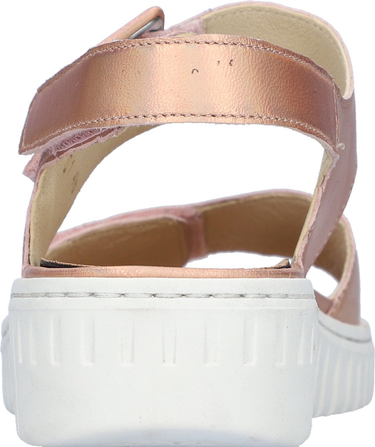 Waldläufer H-WILLOW Plateausandale Sommerschuh, Klettschuh, Bequemschuh mit Korkfußbett, H-Weite