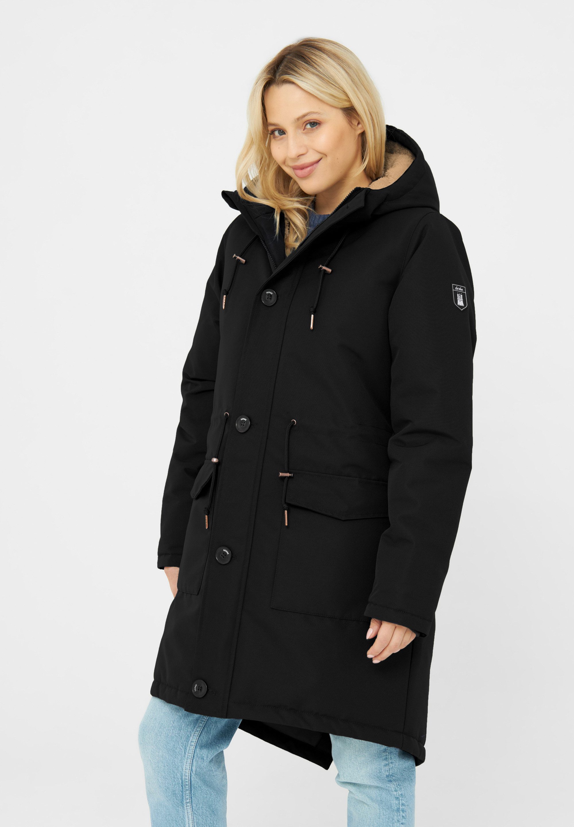 Derbe Winterjacke Festholm Wasserabweisend, winddicht, super warm, nachhaltig