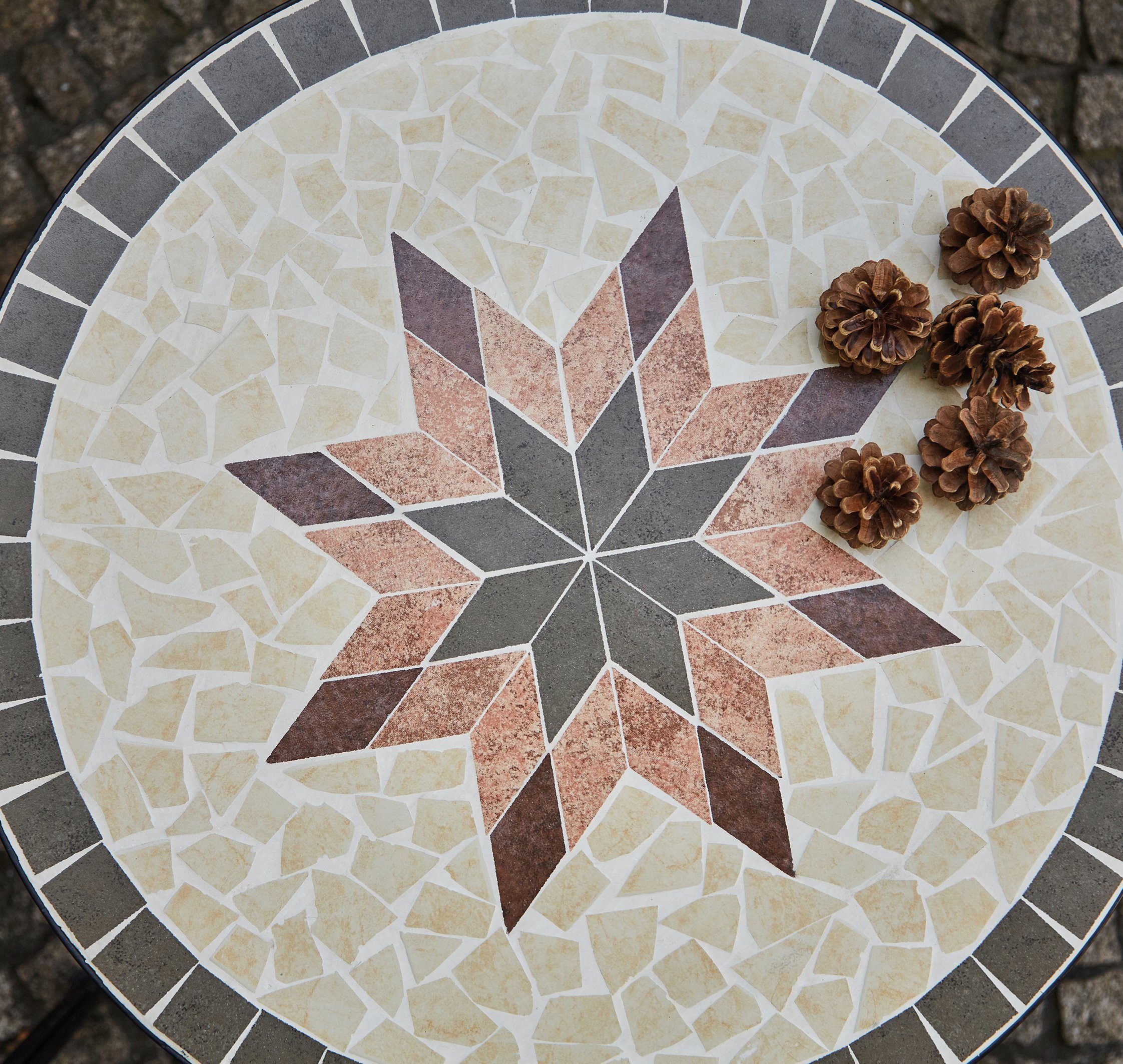 Siena Garden Gartentisch Stella, Höhe 71cm