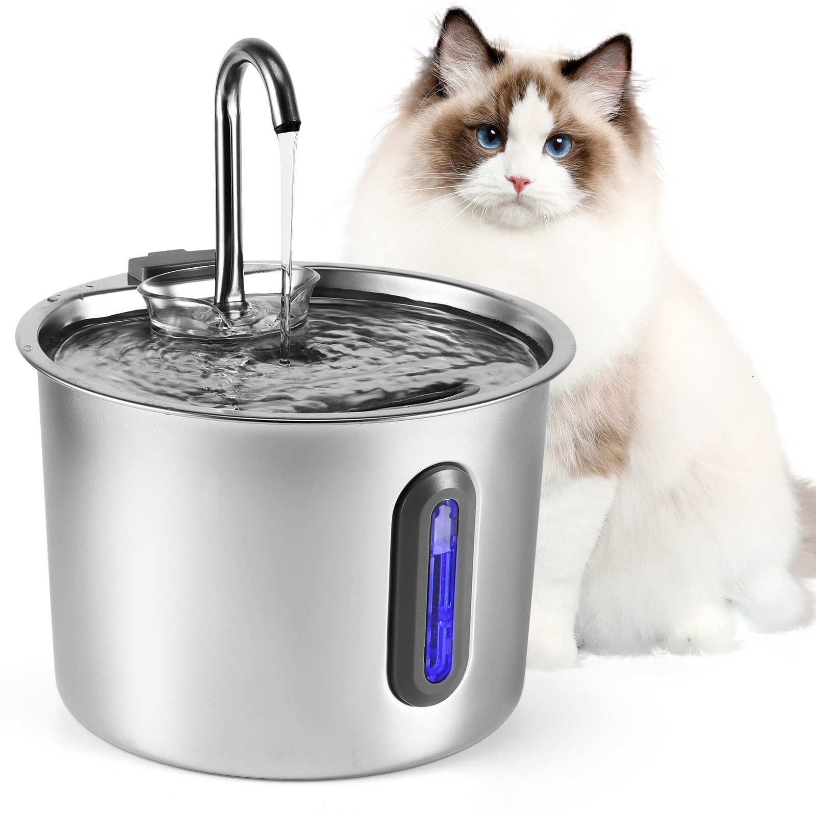 BlingBin Trinkbrunnen 2.2L Katzenbrunnen Kabellos, Wasserspender günstig online kaufen