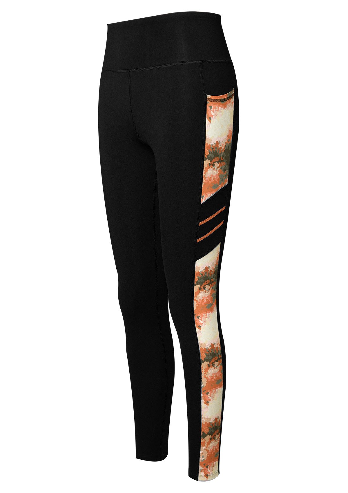 Yvette Leggings Printed Damen Sporthose mit Tache Blickdicht high waist 314 günstig online kaufen