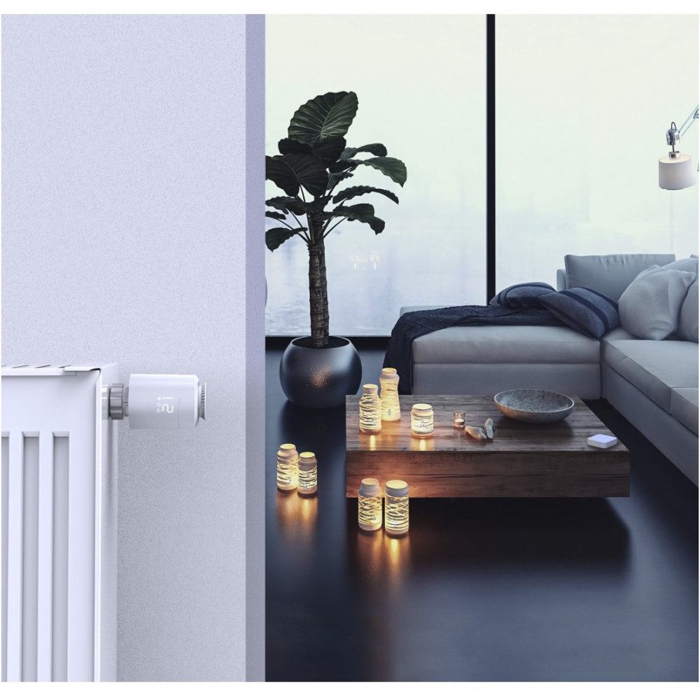 Hama Heizkörperthermostat Hama Smarte WLAN-Heizungssteuerung mit 2 Thermostaten., Kompatibel mit Alexa und Google Assistant