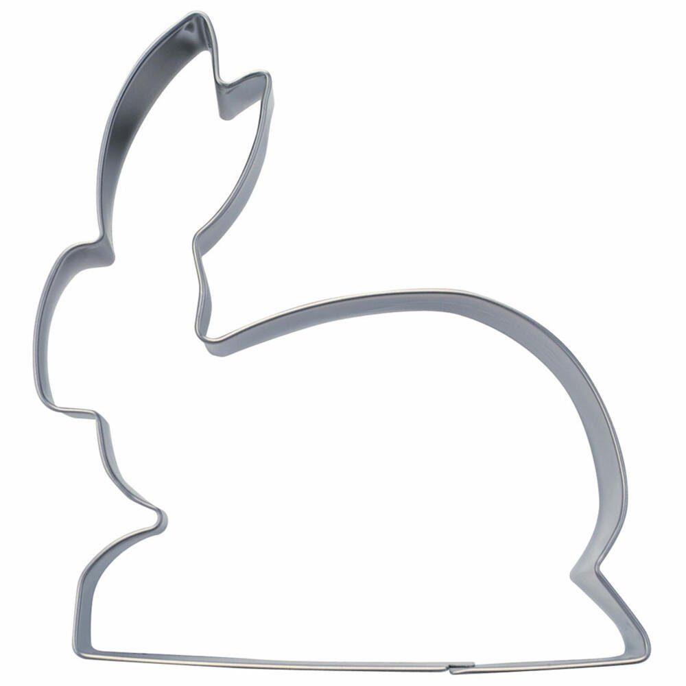 STÄDTER Ausstechform Hase Liegend Edelstahl 6 cm, Edelstahl