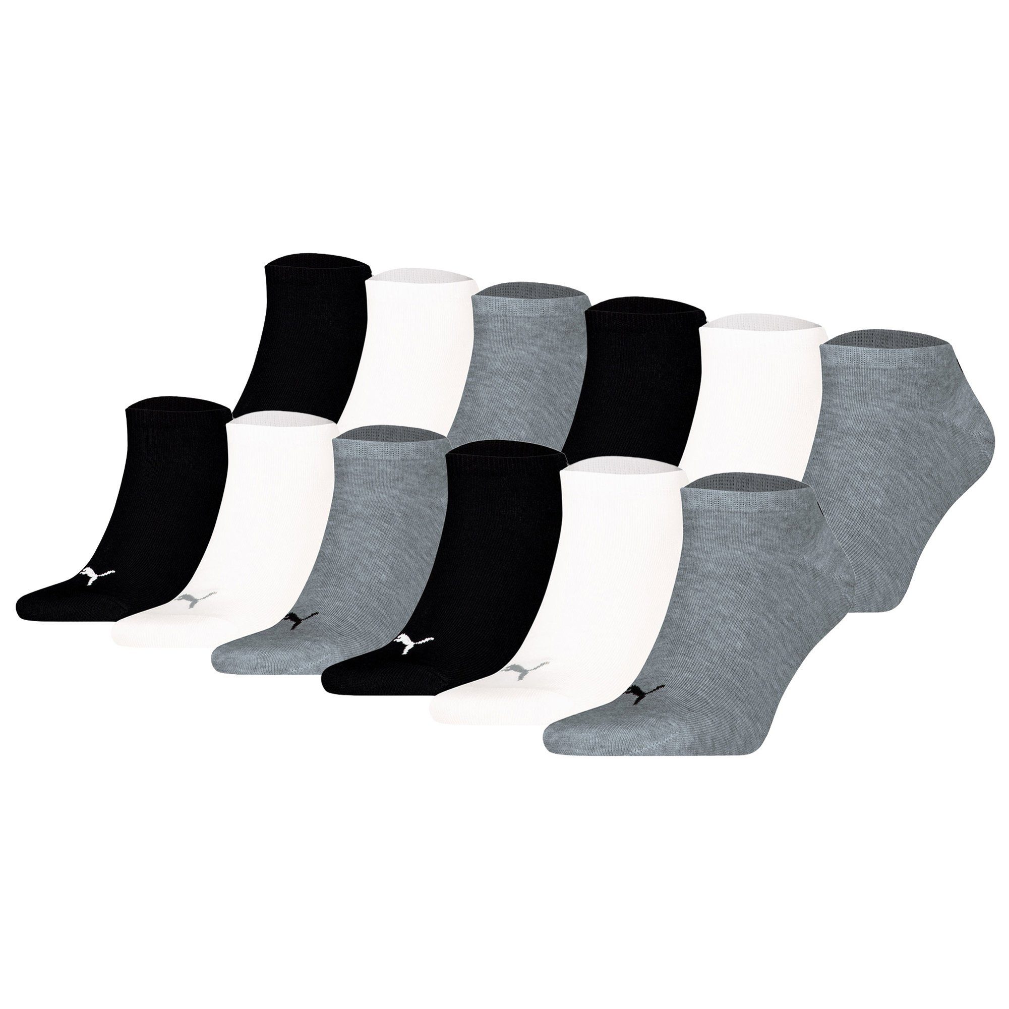 PUMA Sneakersocken Unisex Socken 12er Pack Baumwolle (Packung, 12er Pack)