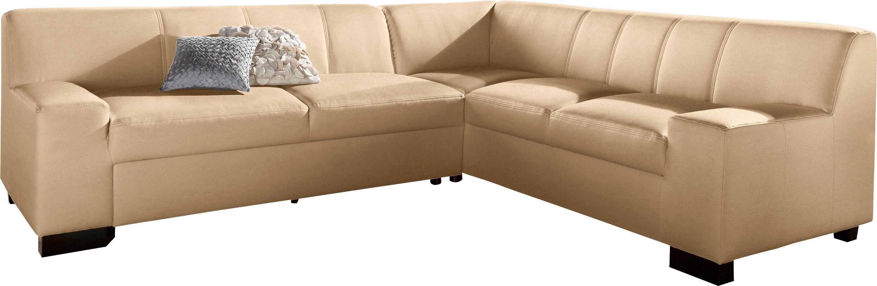 DOMO collection Ecksofa Norma, moderne Armlehnen, günstig online kaufen