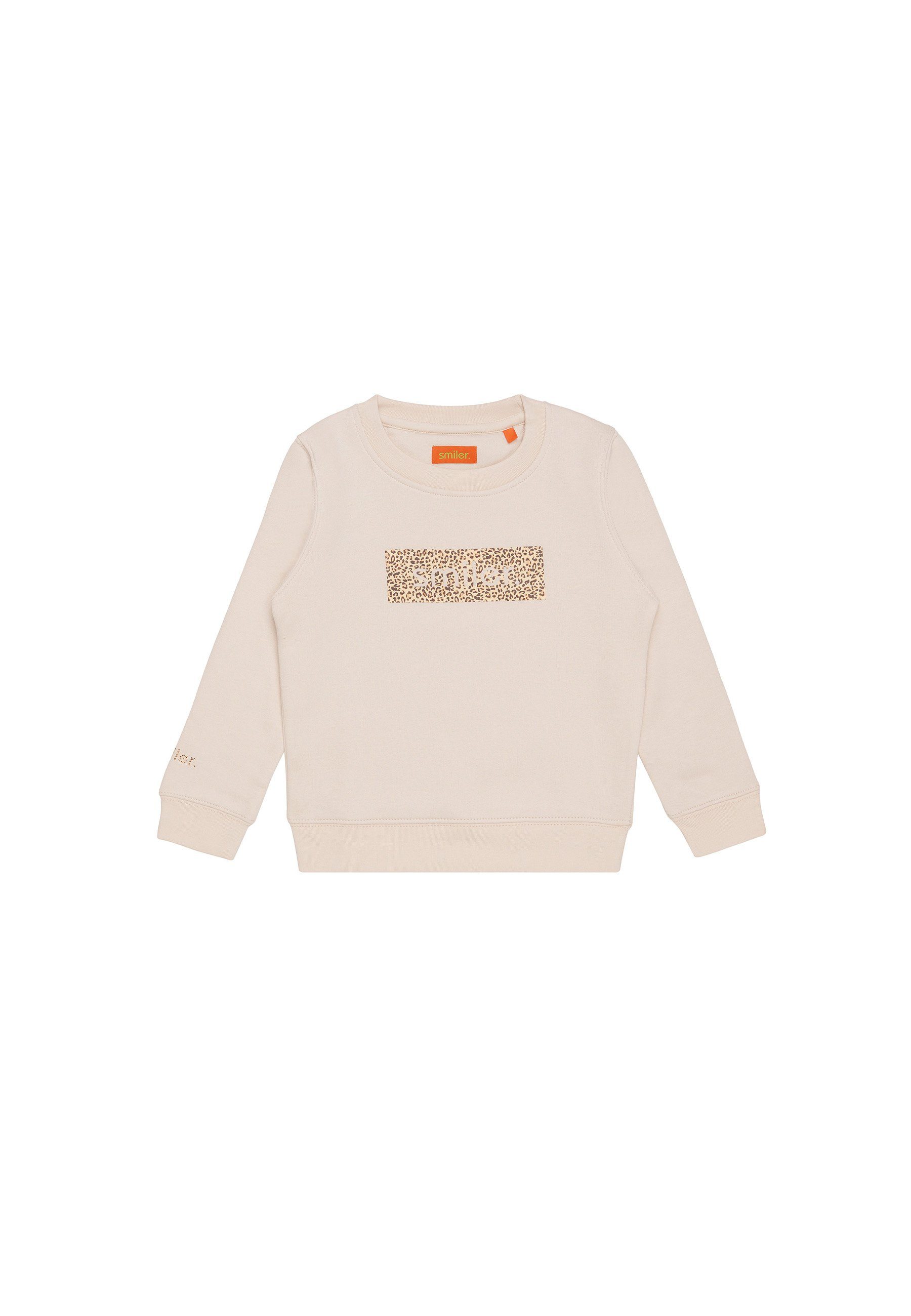 smiler. Sweatshirt mini-dude. mit Label-Applikationen