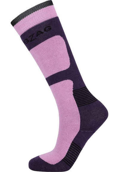 ZIGZAG Socken Tippy (2-Paar) mit wärmendem Wollanteil