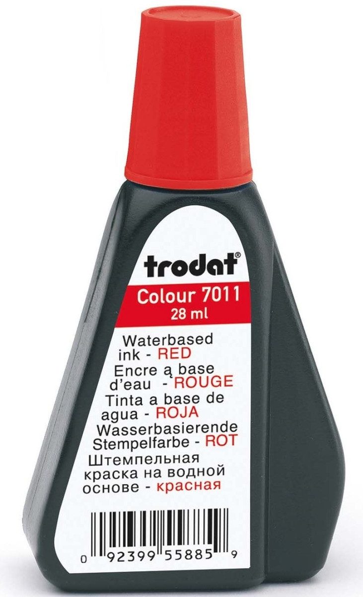 Stempel Stempelfarbe ohne Öl 28ml rot
