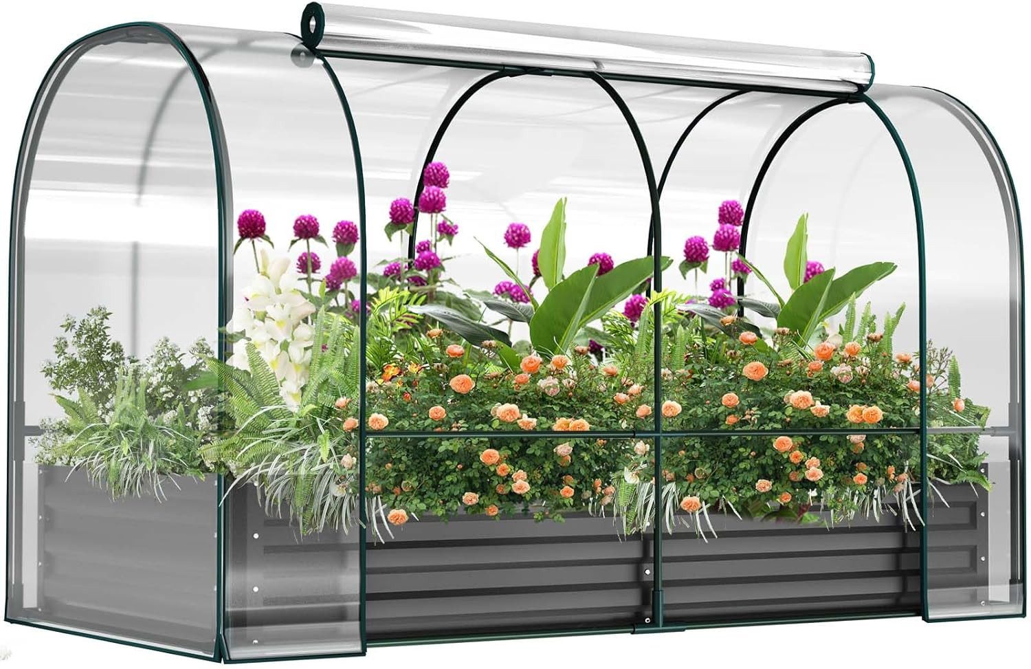 Meulbaty Blumenkasten Metall-Hochbett für Garten, Pflanzkasten günstig online kaufen