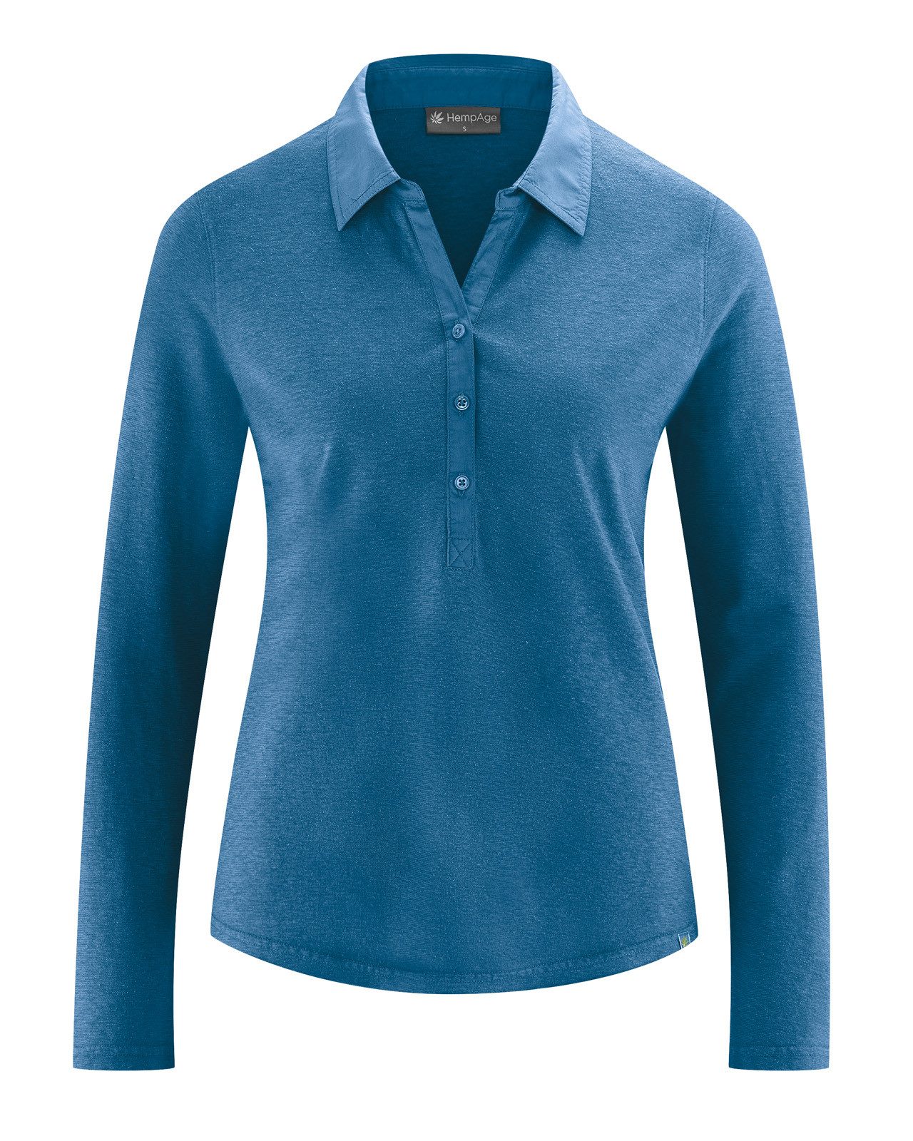 Blusenshirt Sportliches Blusenshirt Hanf/Biobaumwolle Damen Normal Fit