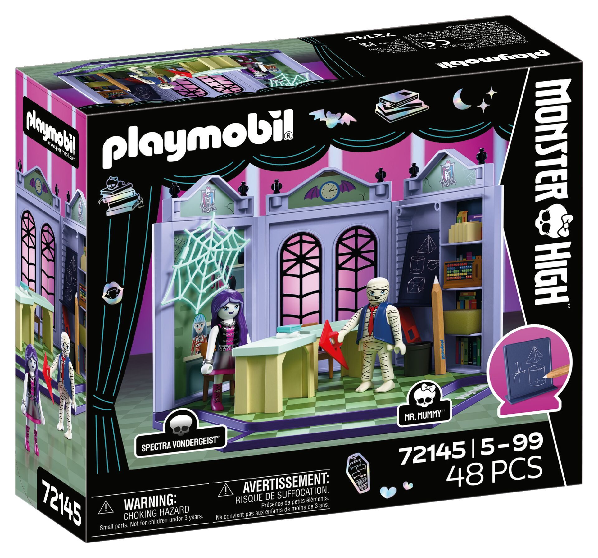 Playmobil® KlassenzimmerTM (72145), Monster High™ Konstruktions-Spielset, Made in Europe