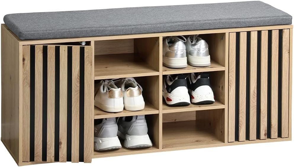 KESPER® Schuhschrank mit Sitzkissen, Maße: B: 103 x H: 48 x T: 30,5 cm (1-St)