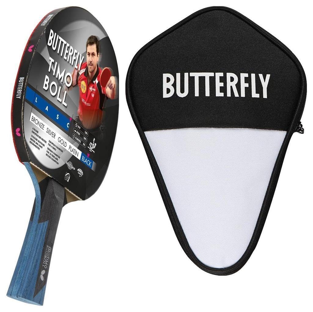 Tischtennisschläger 1x Timo Boll Black 85031 + Cell Case 1