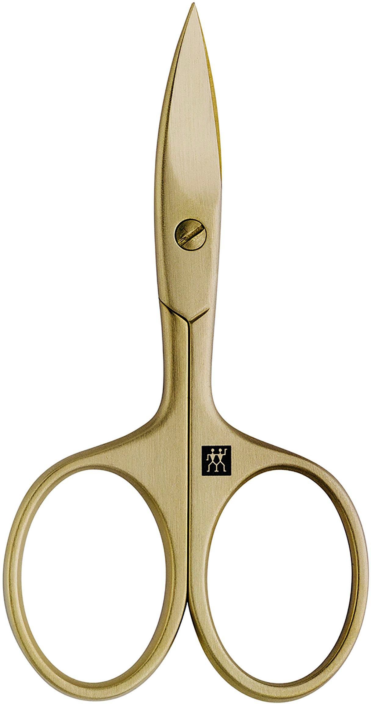 mattiert Nagelschere, gold Zwilling