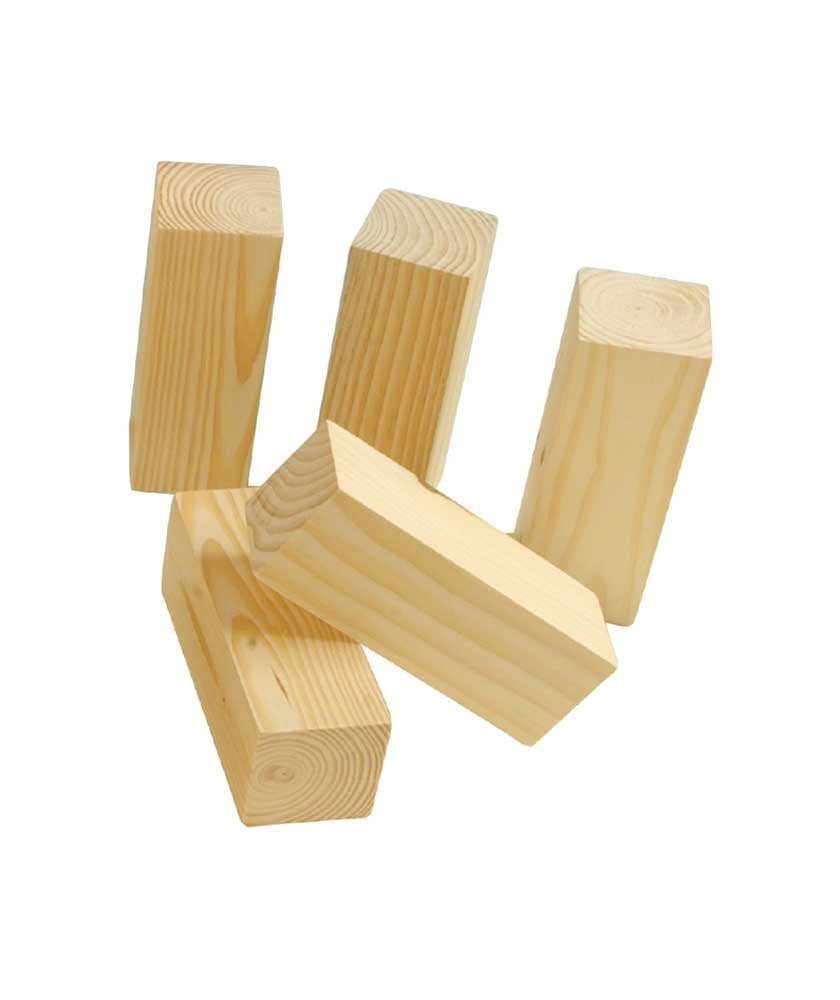 made2trade Spiel KUBB, Echt-Holz Wikinger Spiel