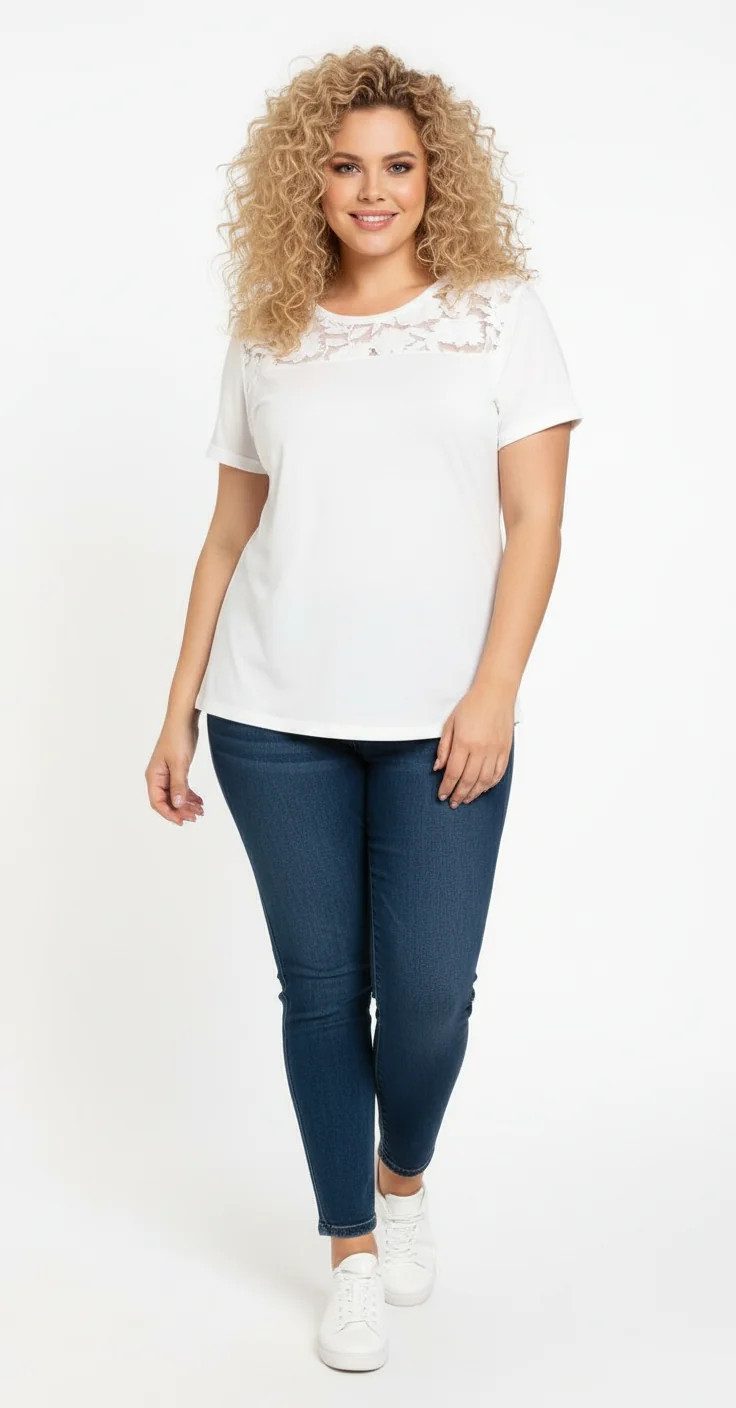 Shape of You T-Shirt T-Shirt mit Blumenmuster
