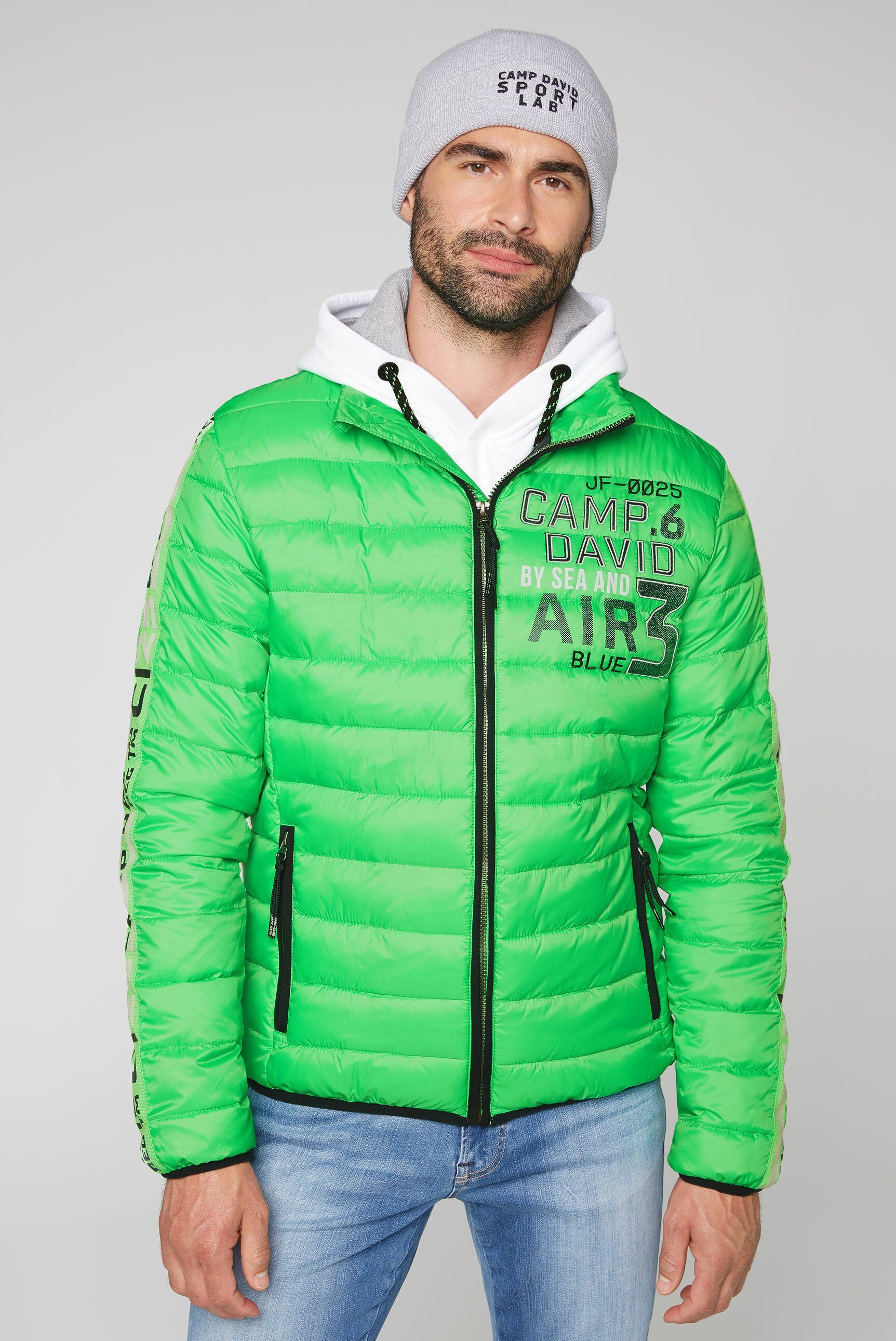 CAMP DAVID Outdoorjacke mit Elastikbündchen