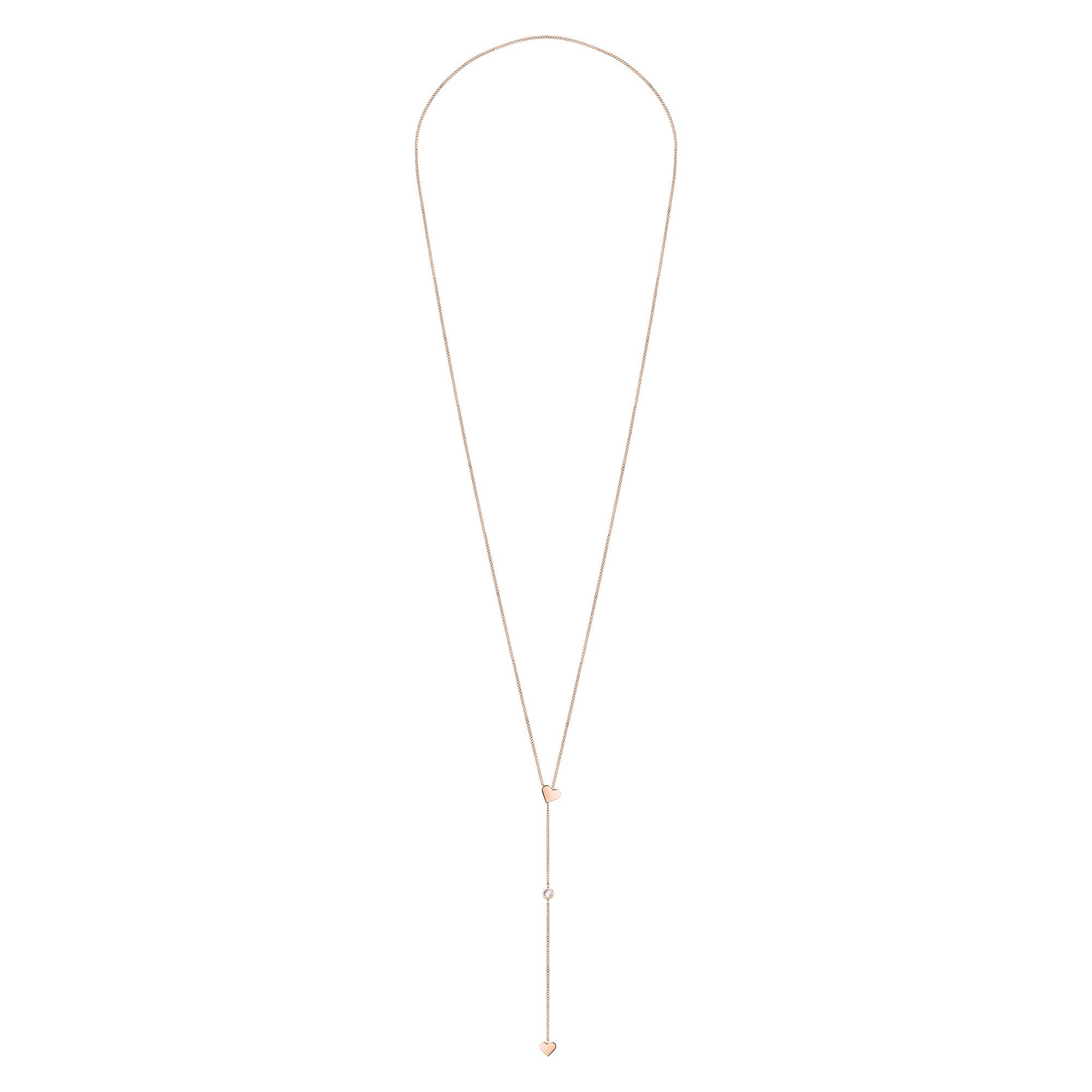 Tamaris Edelstahlkette Edelstahl rosa...