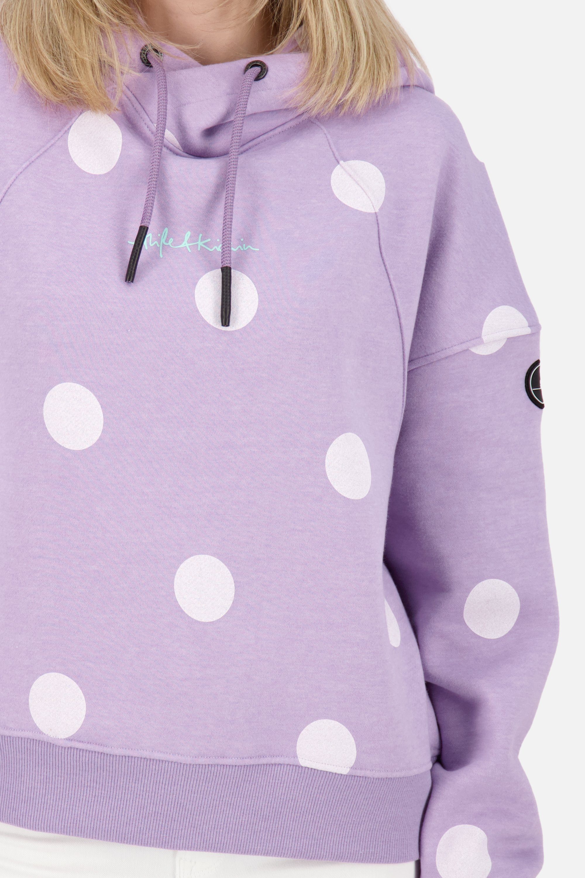 Pullover B Damen Sweatshirt digital JessyAK Alife Kapuzensweatshirt melange Hoodie lavender & Kapuzensweatshirt, Kickin