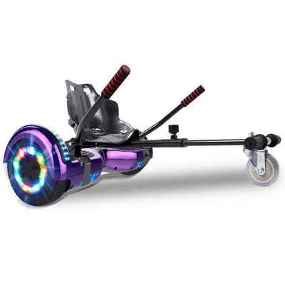 HITWAY Balance Scooter, 700,00 W, 13,00 km/h, Hoverboard mit Hoverkart 6.5" 15km LED Bluetooth