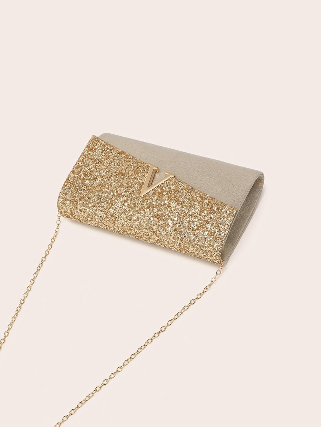 Coonoor Abendtasche Elegante Clutch für Damen, stilvolle Abendtasche, Umschlag-Handtasche, ideal für Partys, Bälle, Hochzeiten und formelle Anlässe – Bild 5 von 5