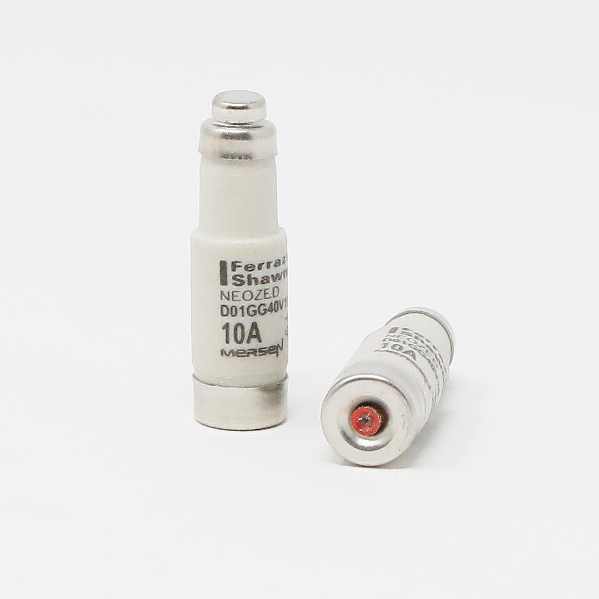 MERSEN Sicherungshalter Neozed-Sicherungseinsatz 10er Pack, 10A rot, D01