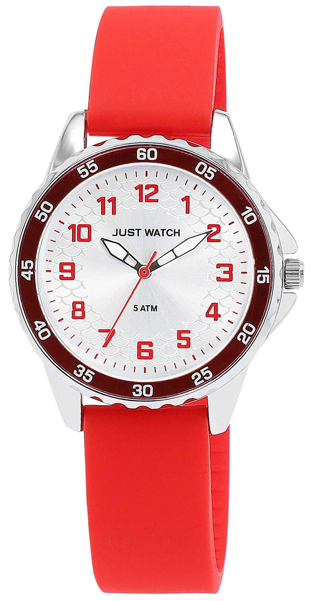 Just Watch Quarzuhr Livia Kinder-/ Jugenduhr, Silikonarmband, D: 35mm, 5 ATM