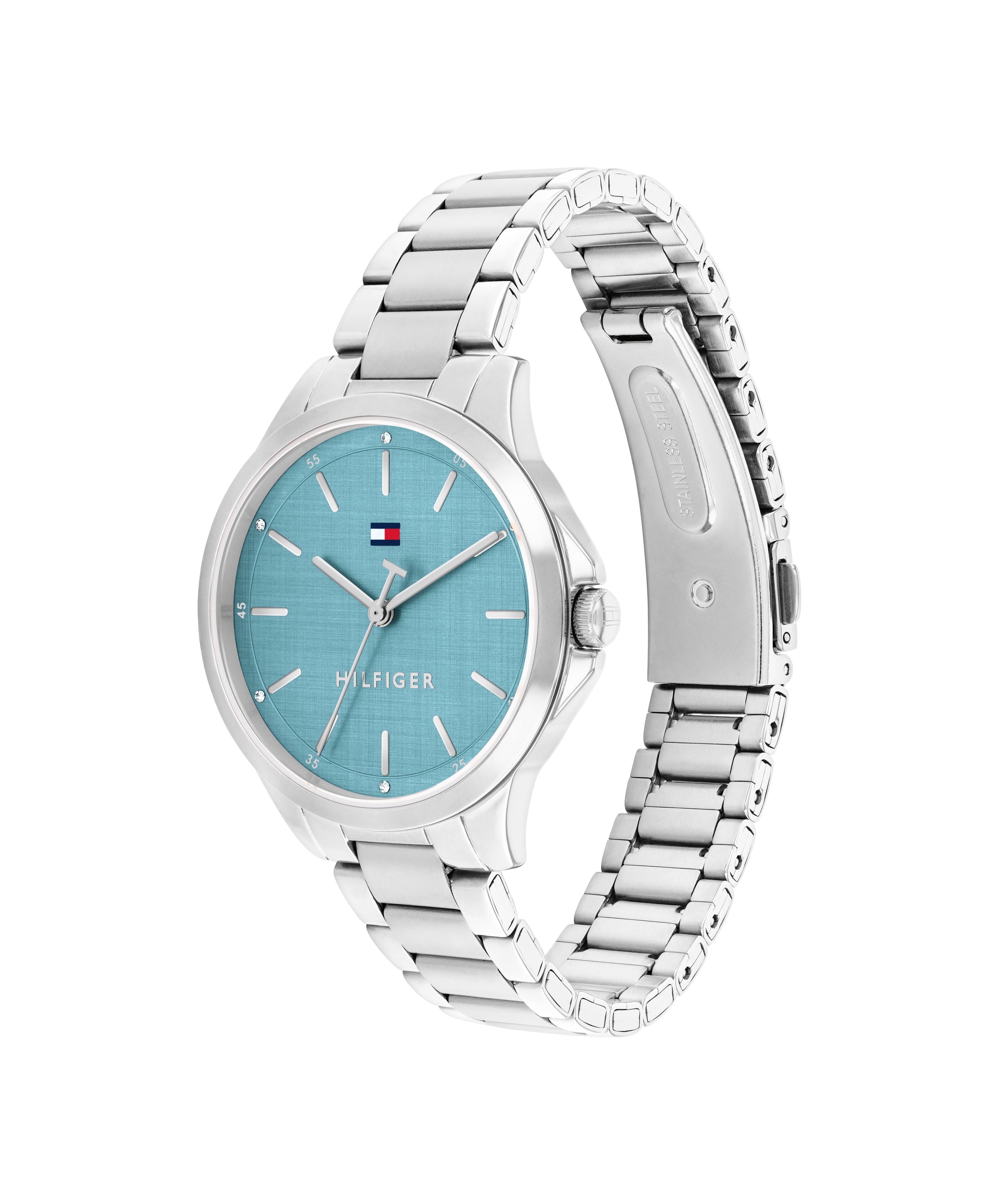 Tommy Hilfiger Quarzuhr CHLOE 1782826, Armbanduhr, Damenuhr, Edelstahlarmband, analog