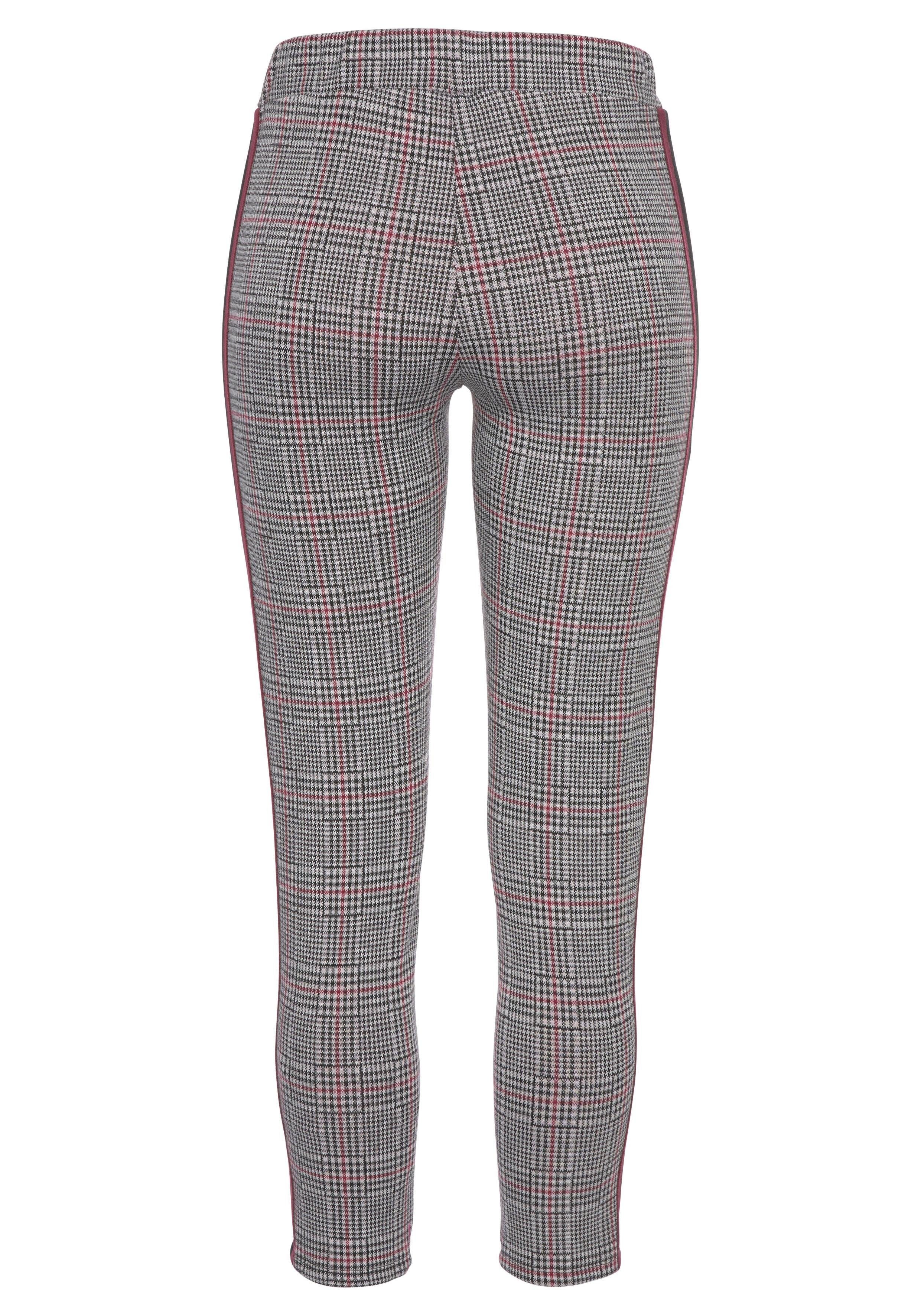 Bench. Loungewear 7/8-Leggings mit Kontrastfarben seitlichem Tape – Bild 4 von 5