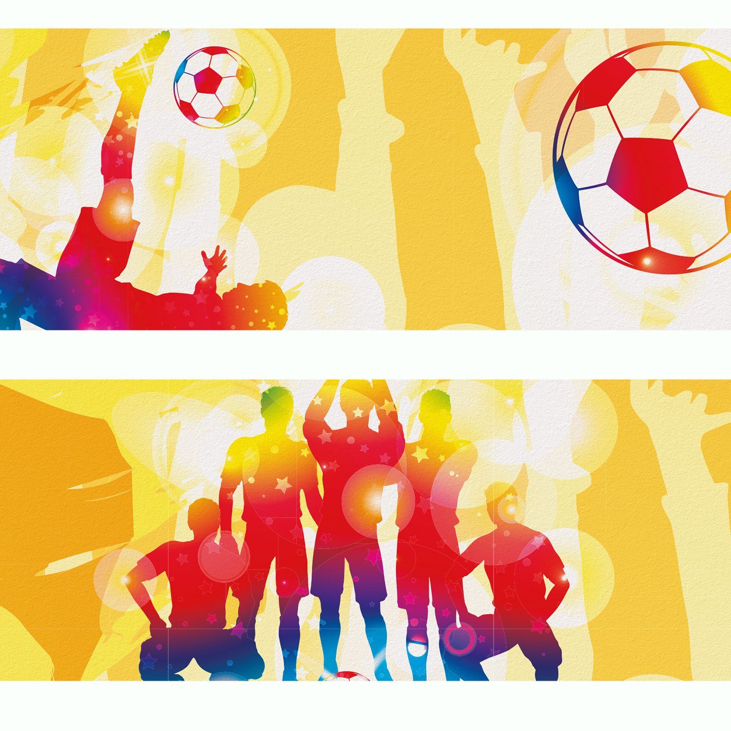 Sunnywall Bordüre Fussball (Bordüre - 400 günstig online kaufen
