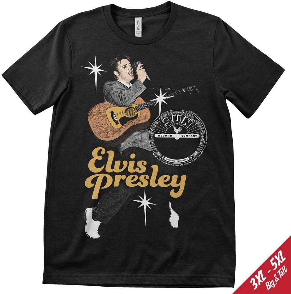 Elvis Presley Signature Product T-Shirt On Toes Big Tall T-Shirt