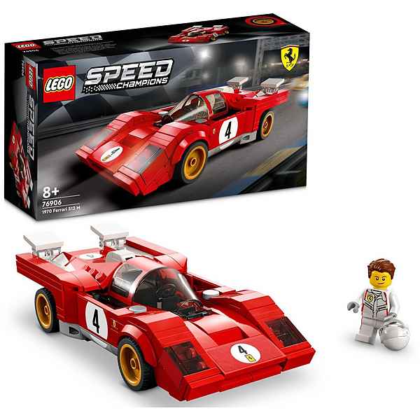 LEGO® Konstruktionsspielsteine 1970 Ferrari 512 M (76906), LEGO® Speed Champions, (291 St), Made in Europe