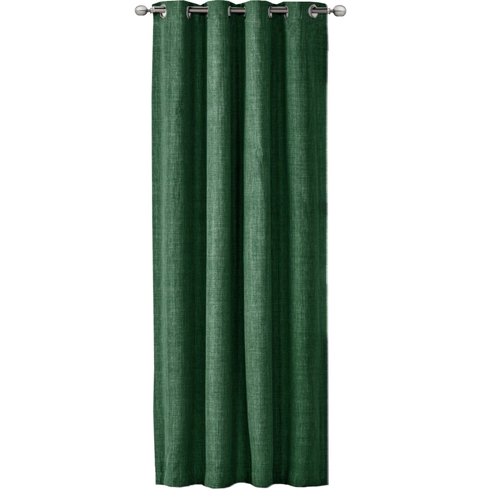 JEMIDI Gardine Vorhang blickdicht, 140x245cm, Ösen, günstig online kaufen