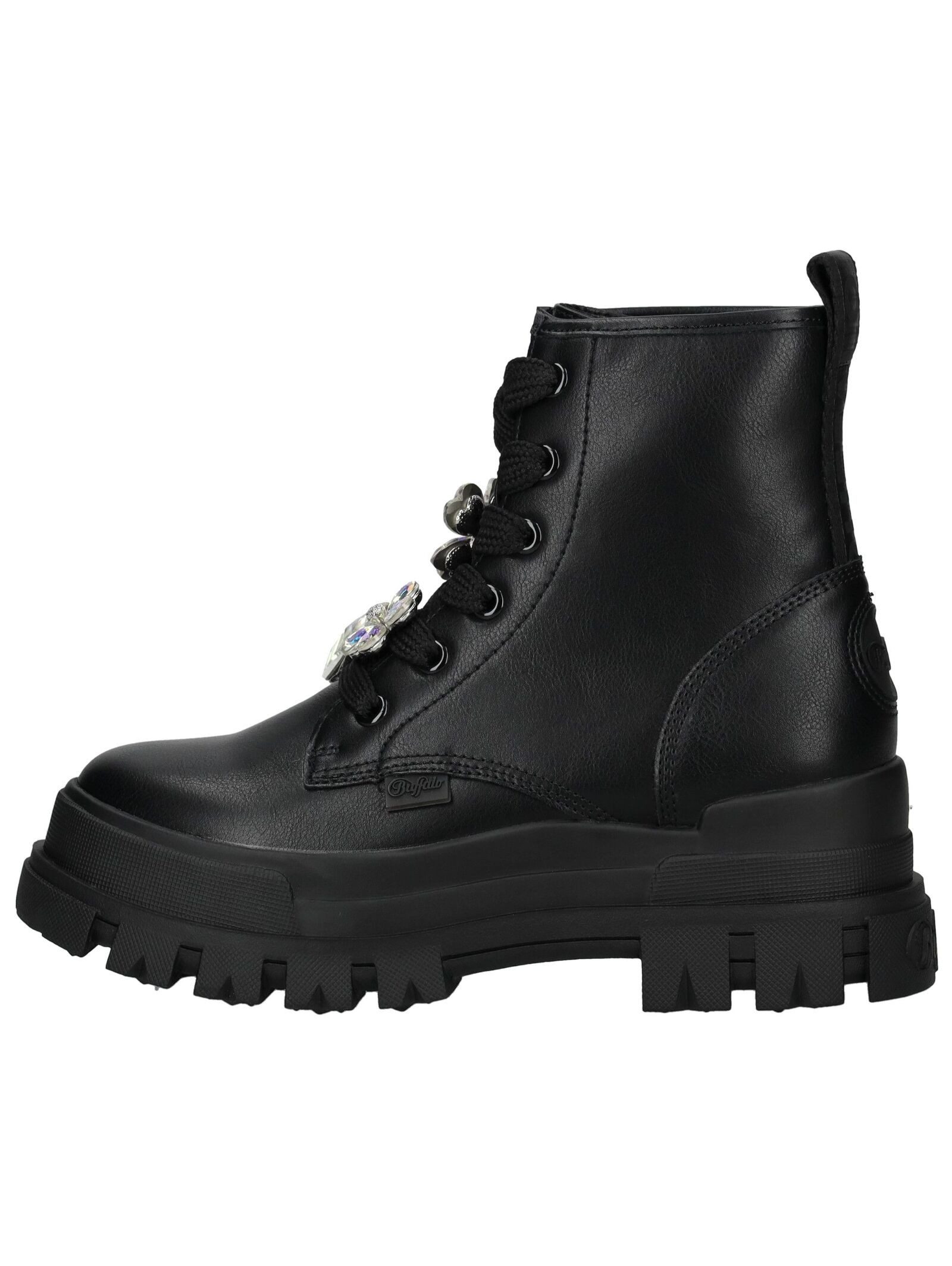 Buffalo Stiefelette Lederimitat . Schnürstiefelette günstig online kaufen