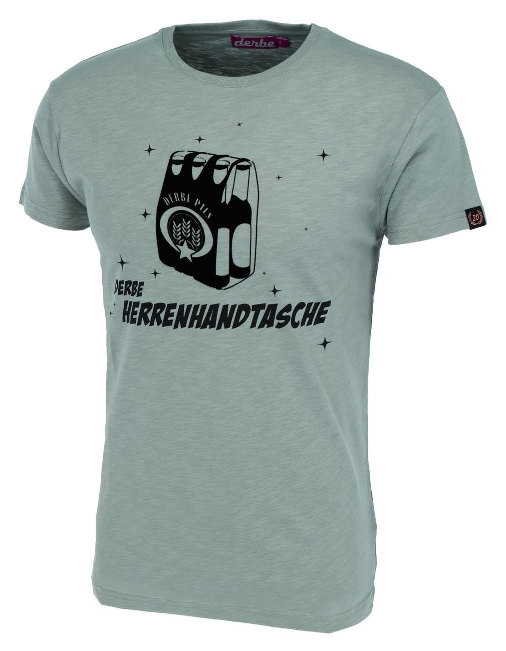 Derbe Print-Shirt Herrenhandtasche Quarry