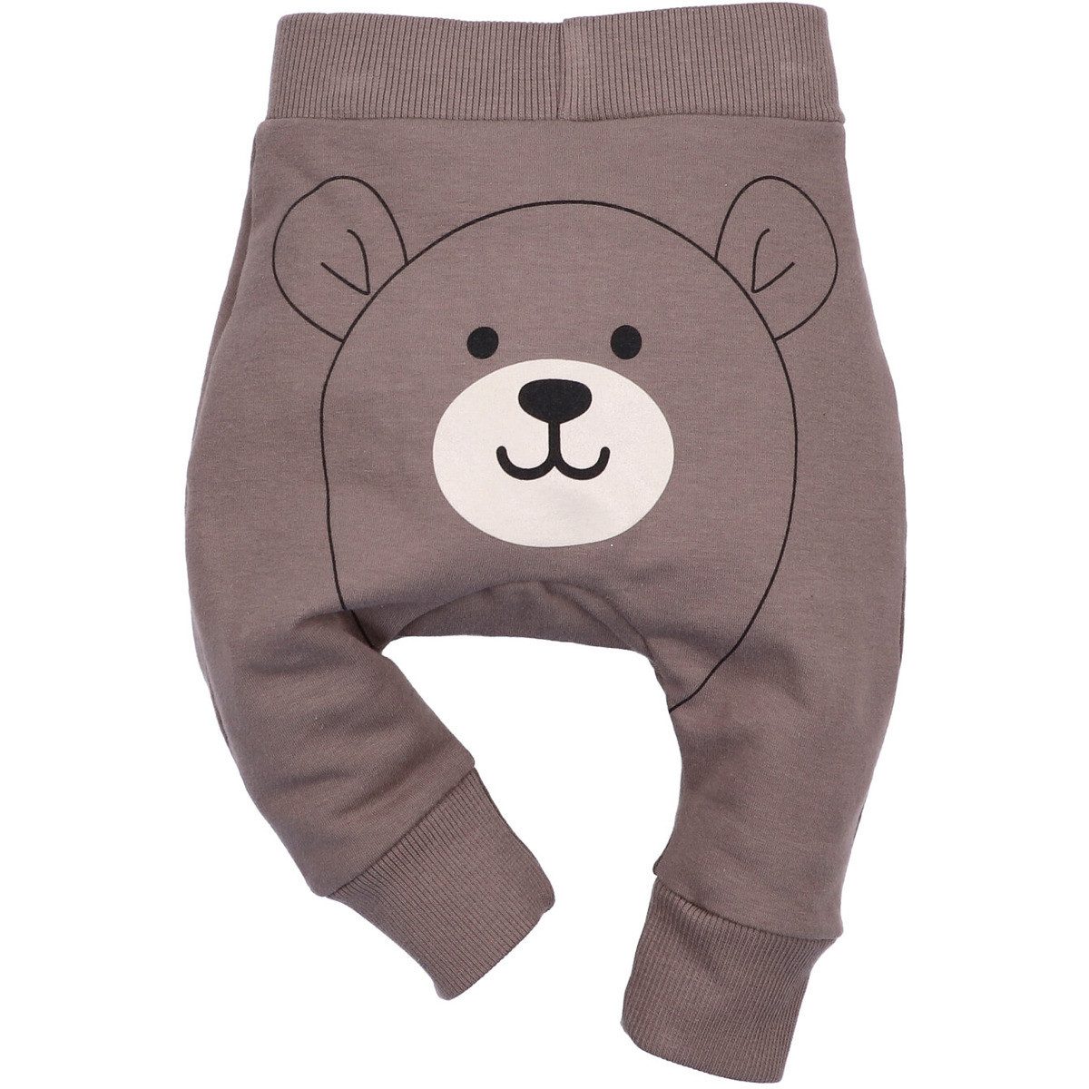 NINI Stoffhose Teddybär Unisex Kinder (1-tlg) Stoffhose, Jogginghose, Jogger, Sporthose, Chino
