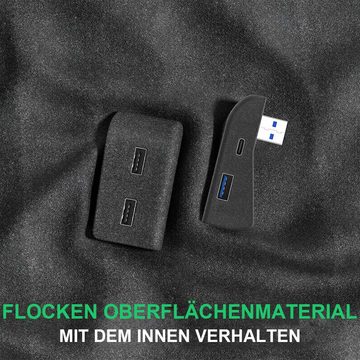 Bifurcation Zentraler USB-Hub für Tesla Model Y USB-Ladegerät (1-tlg., 4-in-1-Multiport-Hub, Flash-Laufwerk-Ladeadapter)