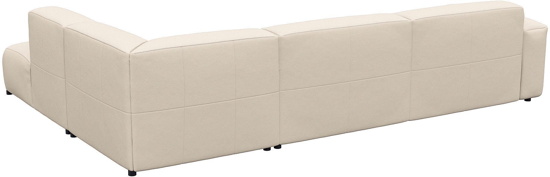 FLEXLUX Ecksofa Lucera, super bequem durch hochwertigen Sitzaufbau mit Kaltschaum, modern & anschmiegsam, L-Form, Designsofa