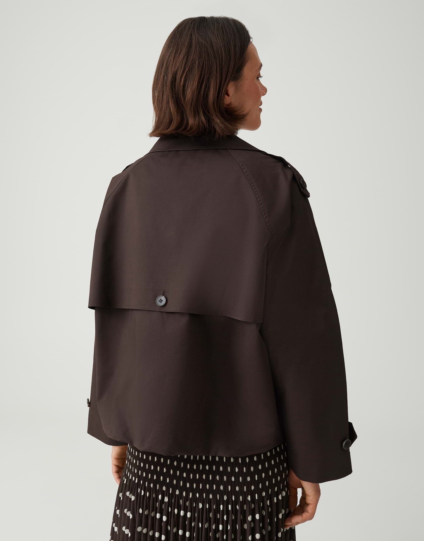 OPUS Trenchcoat Haweni Windklappe am Rücken