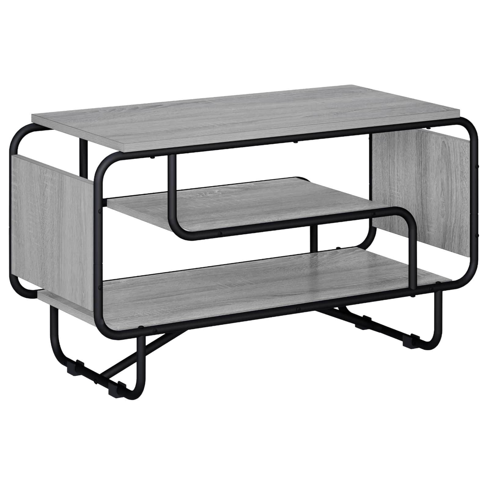 vidaXL TV-Schrank TV-Ständer 80 x 36 x 45 cm Sonoma-Grau Holzwerkstoff (1-St)