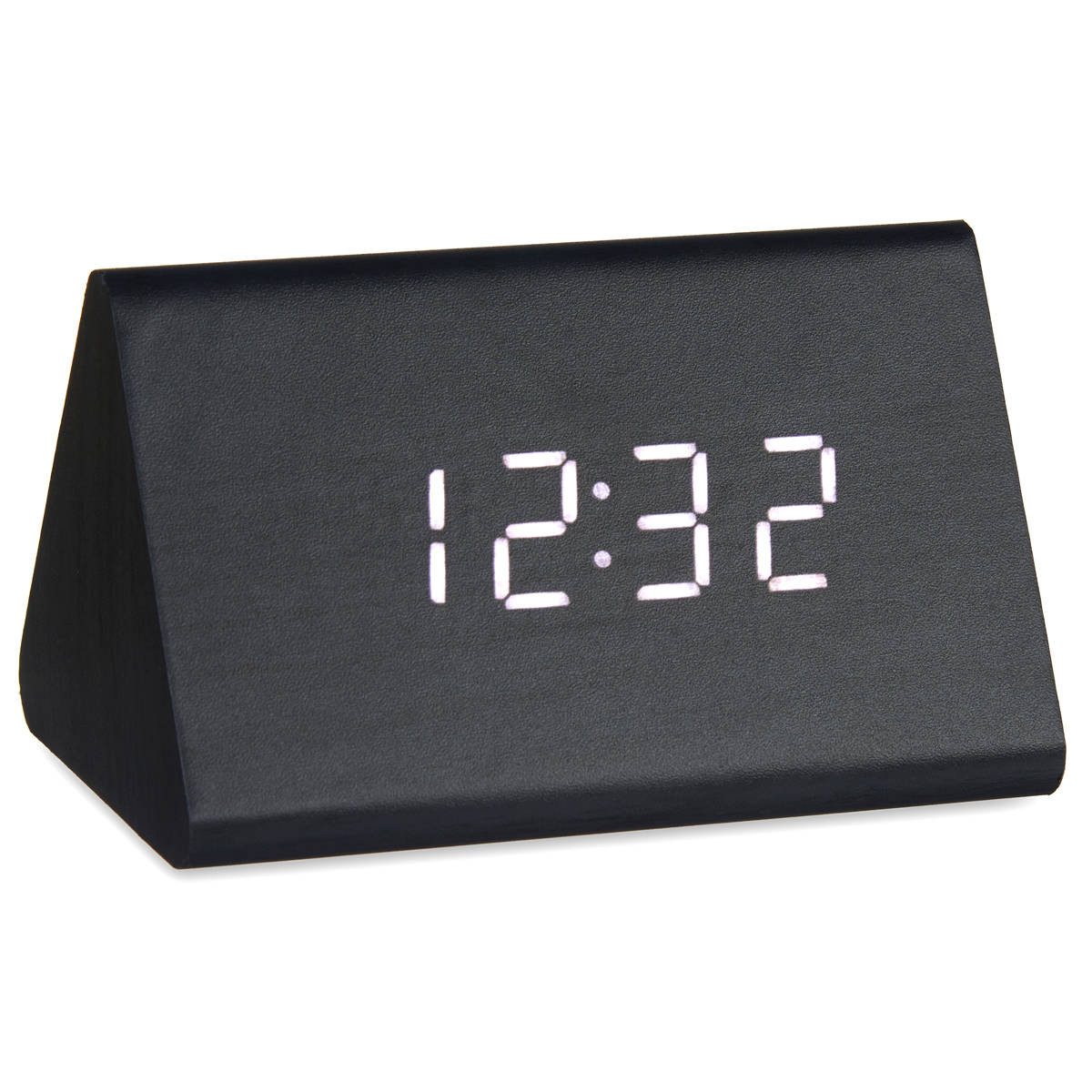 Giftdecor Uhr Digitaler Wecker aus MDF