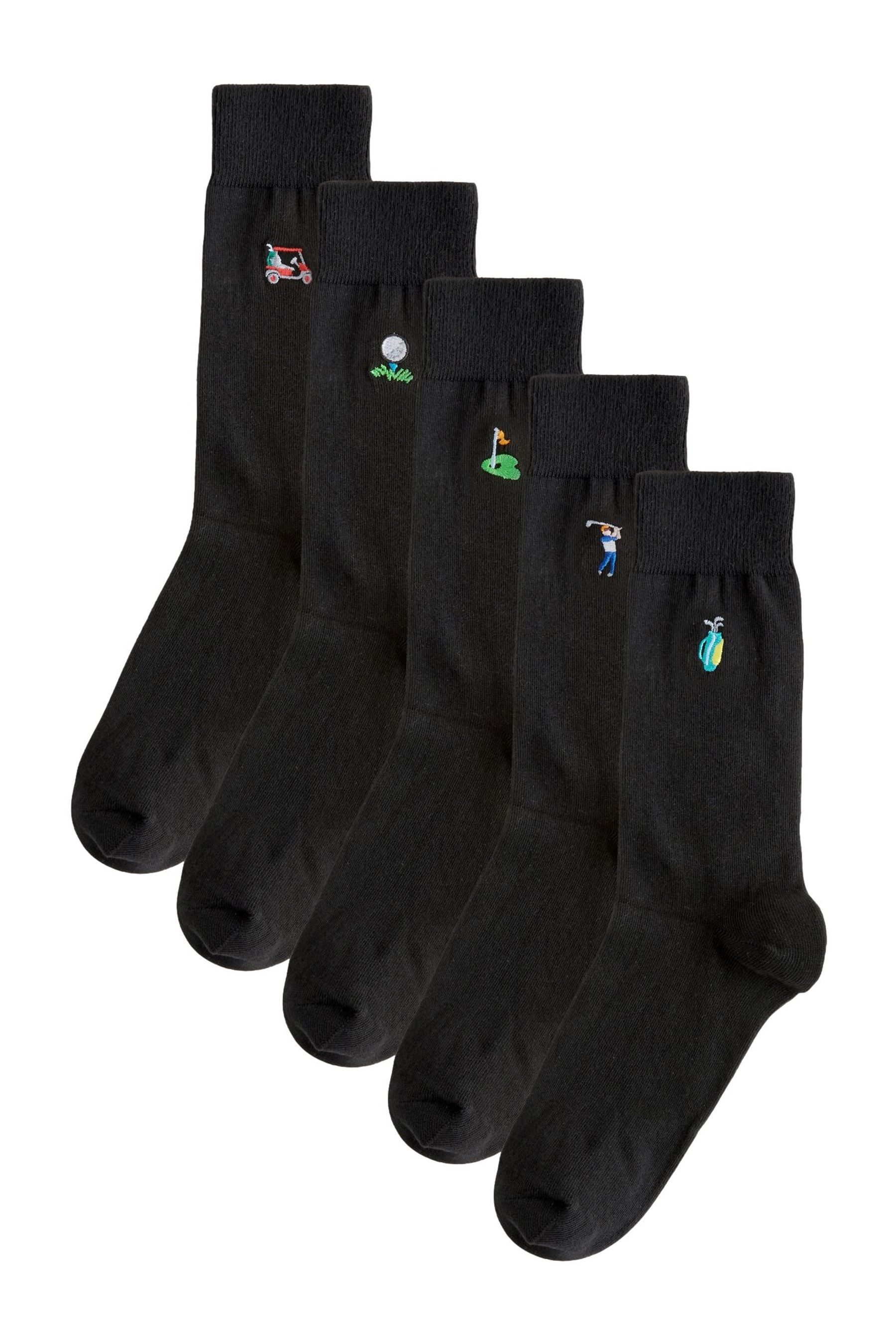 Next Kurzsocken Bestickte, lustige Socken, 5er-Pack (5-Paar) günstig online kaufen