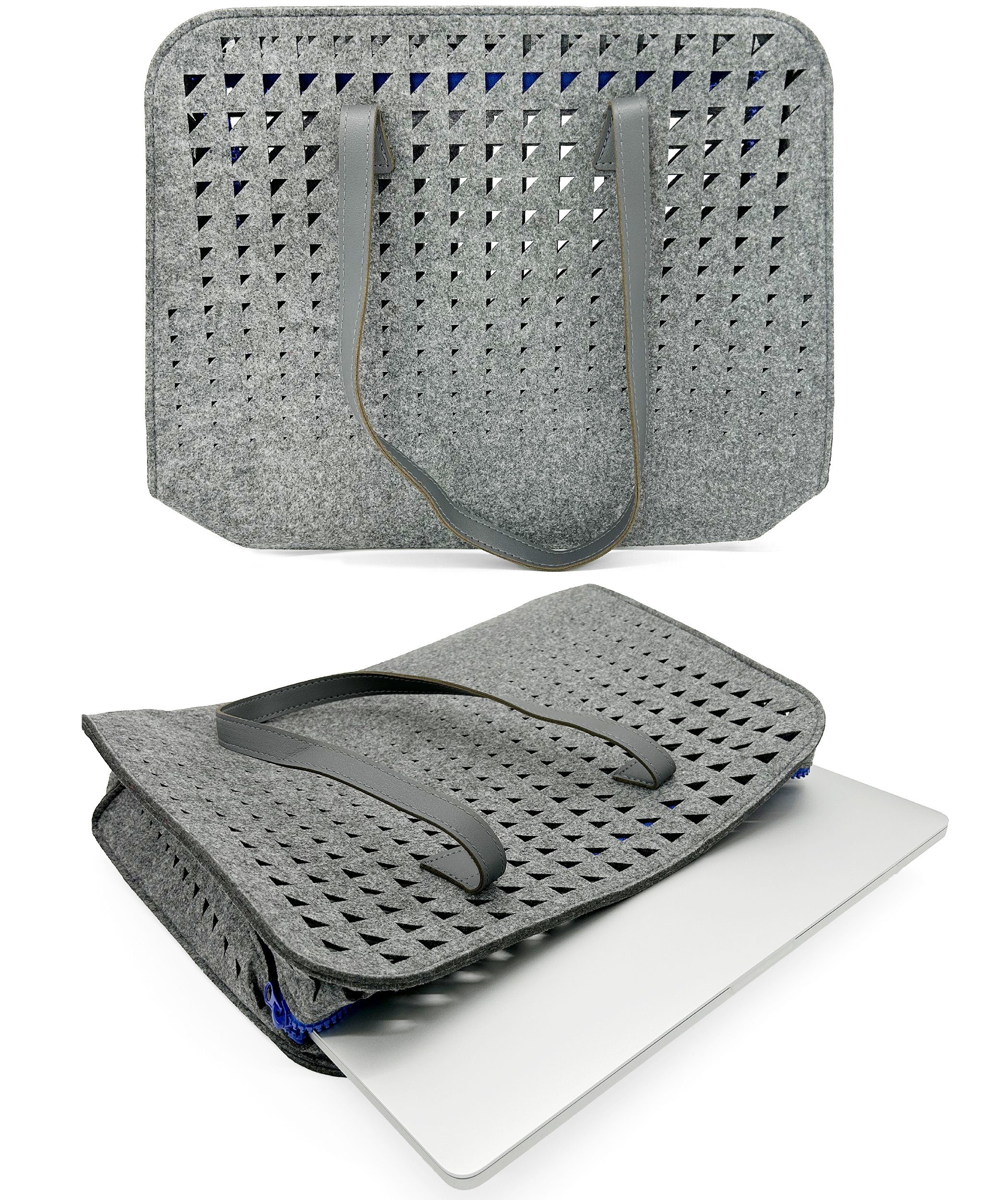 Oxcid Laptoptasche bis 15.6 Zoll Pro, (1-tlg), Notebooktasche Surface Filz Macbook Air, für