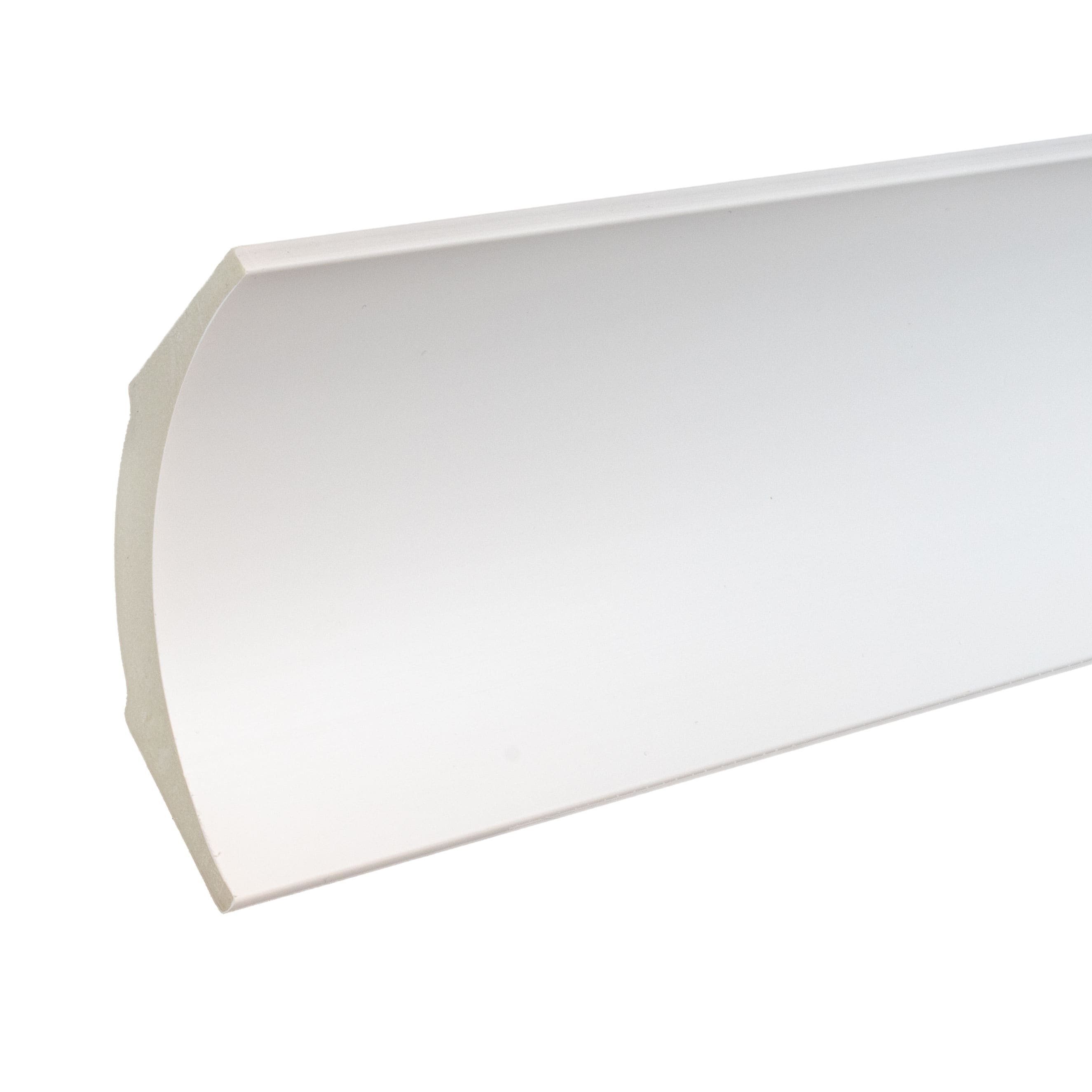 PROVISTON Stuckleiste Deckenleiste, 95 x 95 x 2000 mm, modern, kleben, schrauben, nageln, Kunststoff, 1-St.
