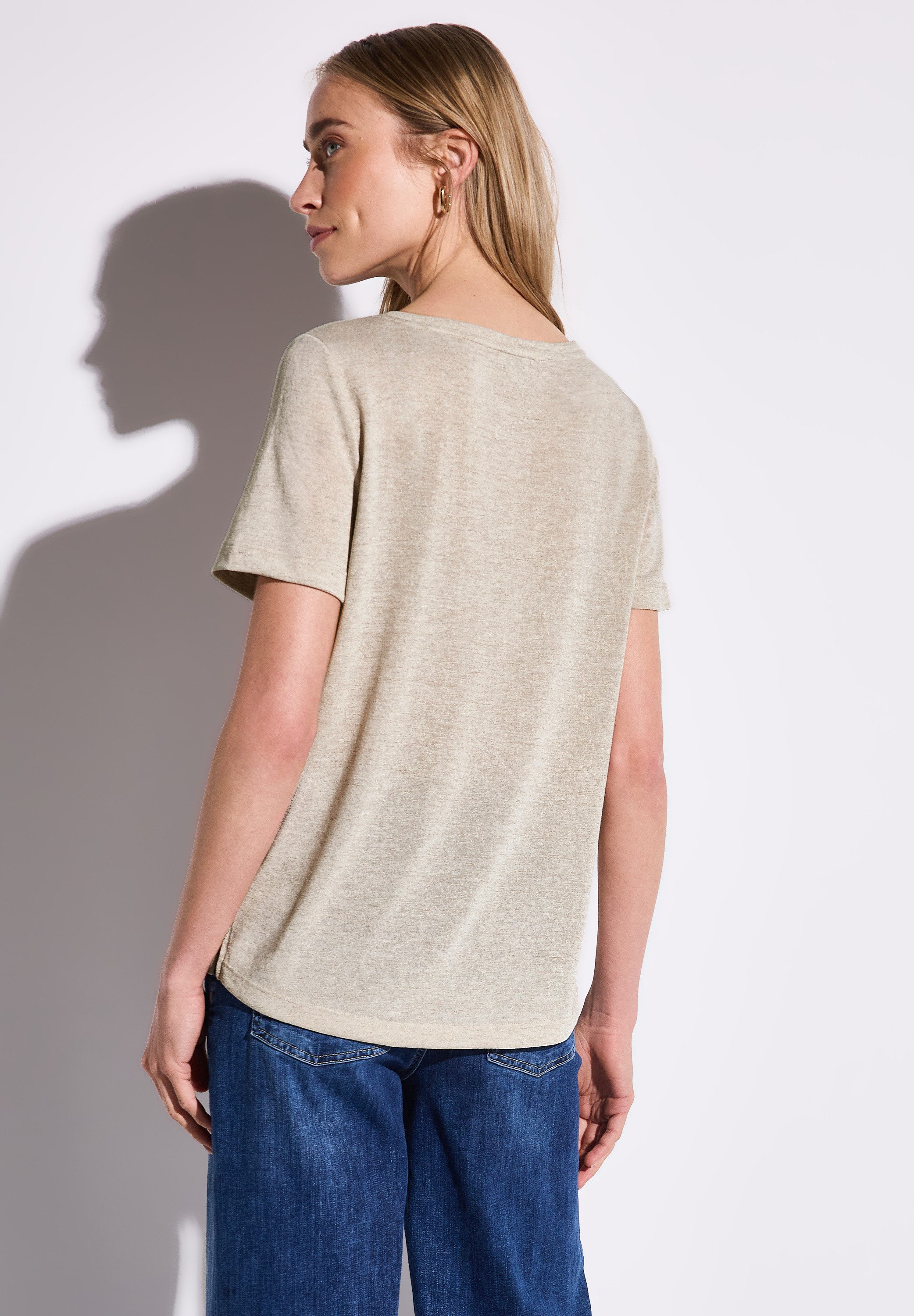 STREET ONE T-Shirt mit Rundhalsausschnitt günstig online kaufen