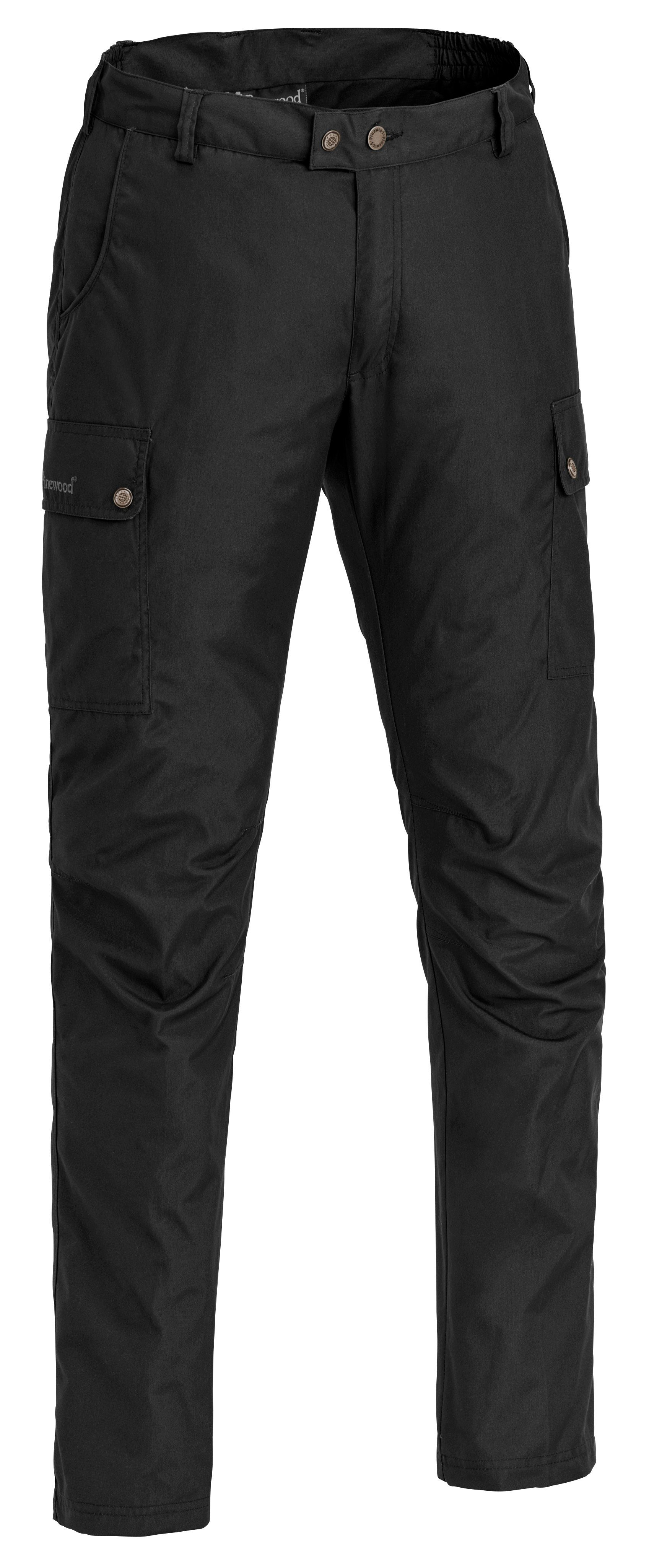 Pinewood Outdoorhose FINNVEDEN MEN black elastischem mit TIGHTER CS Bund